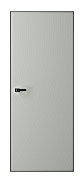 Полотно скрытое Тип 1-2 с порогом Эмаль 700 серый СХЕМА ПС-2 (защелка магнитная) 