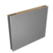 Доборный элемент 200 телескопический Эмаль ПП 10х200х2070 серый